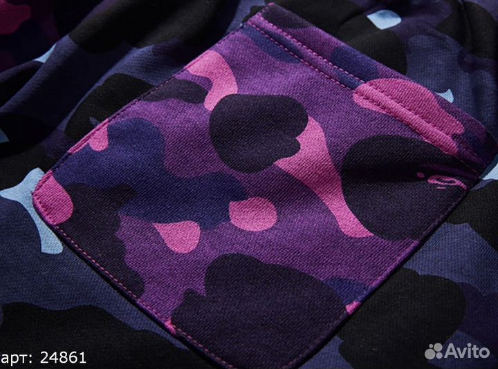 Шорты Bape Фиолетовые