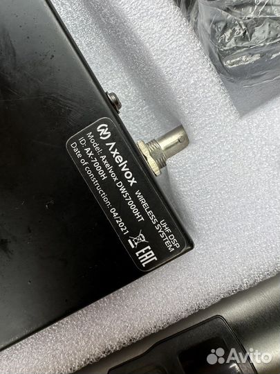 Axelvox uhf dsp радиомикрофоны