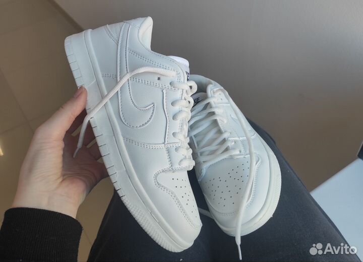 Новые белые кеды 35 36 Nike женские