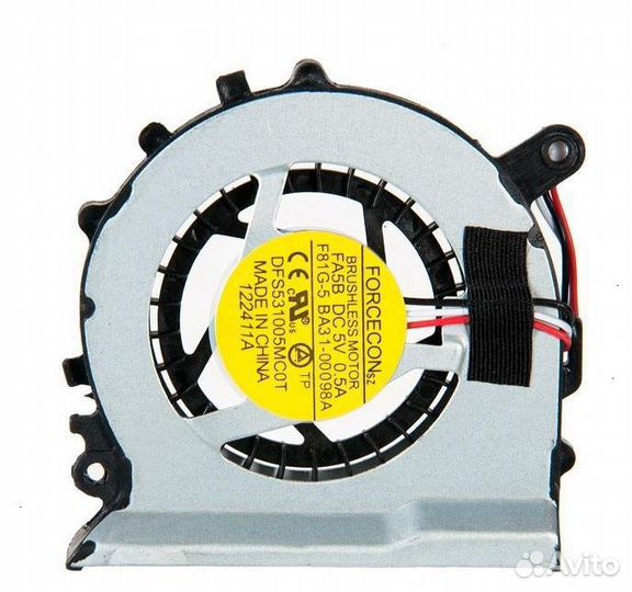 Кулер для Samsung NP530U3B, NP530U3C Ver.1 p/n: BA