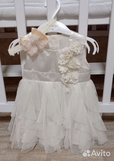 Платье для девочки 74 80