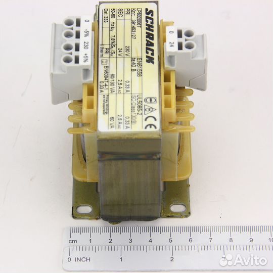 Трансформатор 220/24v schrack LP 602006T 63VA