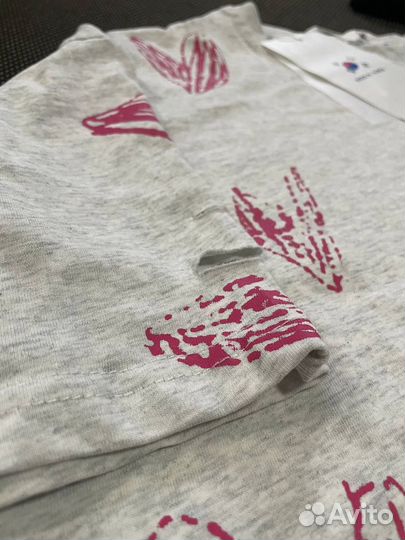 Футболка женская оверсайз сердце