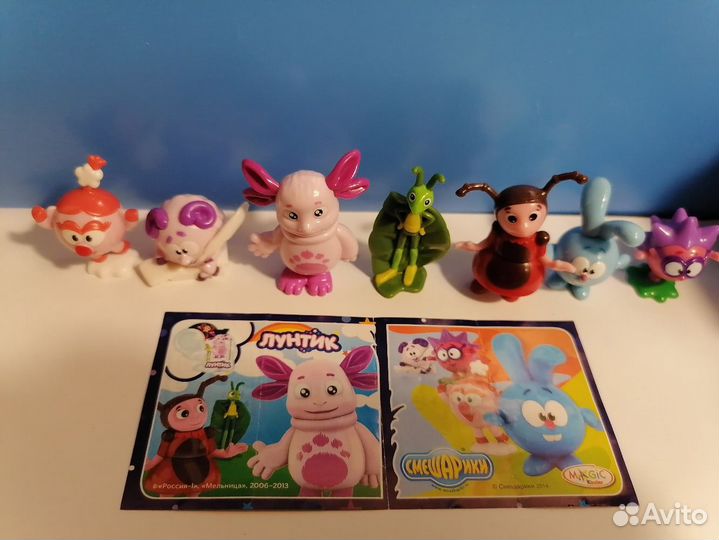 Серии игрушек из киндер для детей