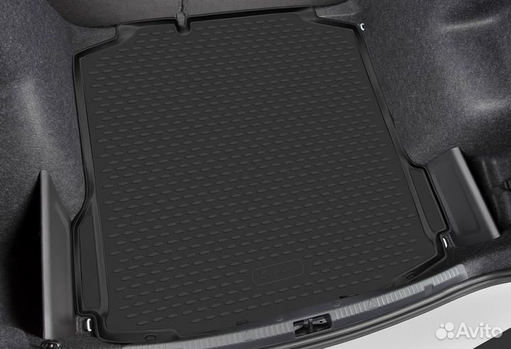 Коврик в багажник Toyota RAV4 2013-2018, с докаткой / Тойота Рав 4