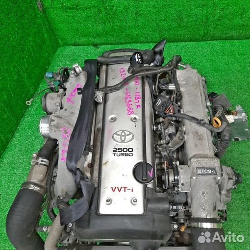 Двигатель в сборе двс toyota mark II JZX110 1JZ-GT