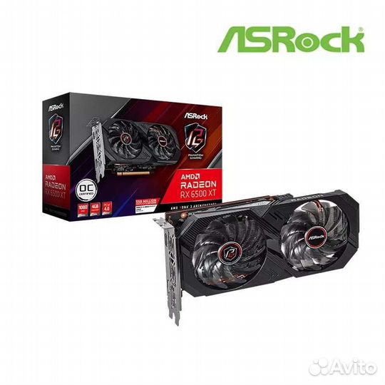 Asrock AMD Radeon RX 6500 XT Phantom Gaming 4 Гб