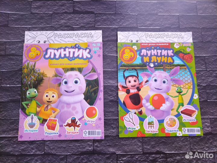 Лунтик. Журнал + раскраска