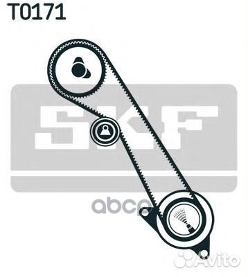Комплект ремня грм vkma04108 Skf