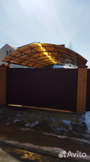 Откатные ворота под ключ