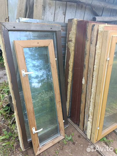 Деревянные оконные рамы бу