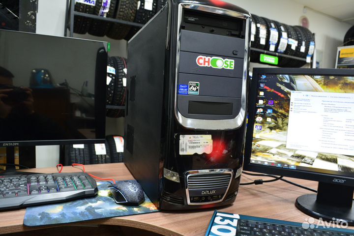 Пк в сборе 4 ядерный GTX 660 ti 2gb 8gb озу