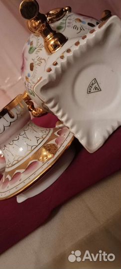 Розовая гжель