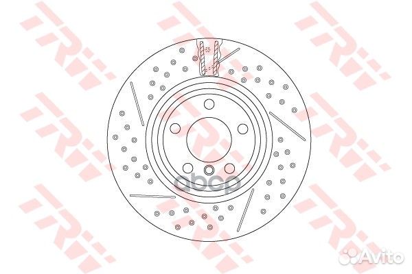 Тормозной диск DF6606S TRW