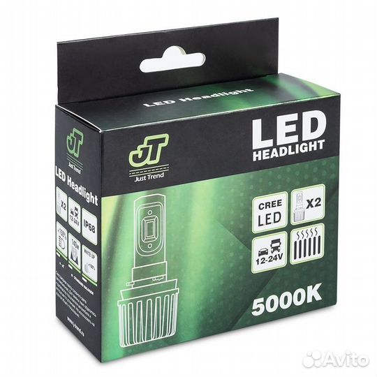 Светодиодная лампа JT LED H3.12/24V.20W.2 шт