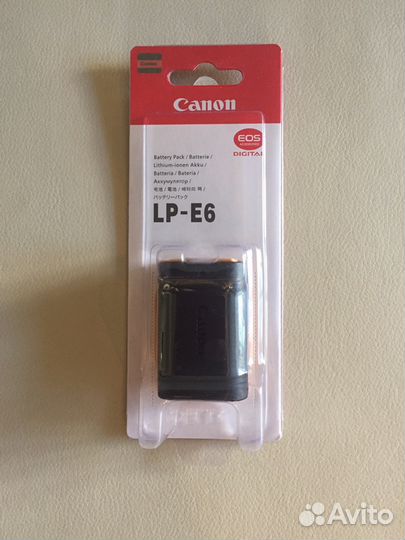 Аккум Canon LP-E6, LP-E8, заряд LC-E6E, LC-E8C