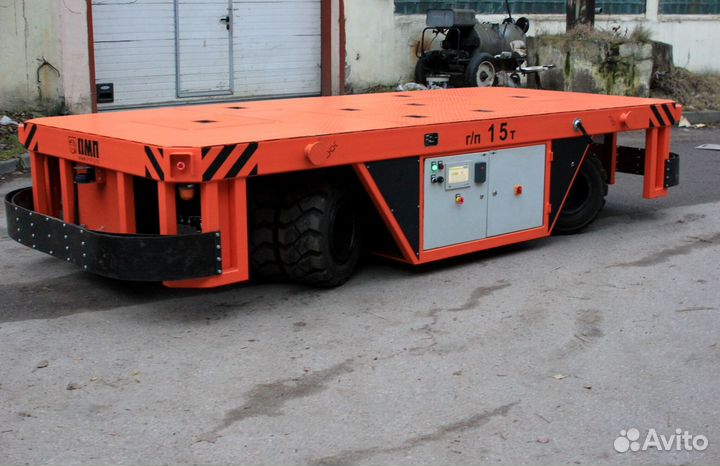 Безрельсовая передаточная тележка для завода