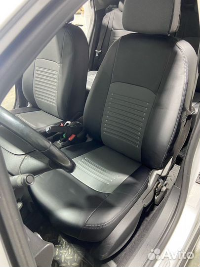 Чехлы LADA Niva 2121 чёрно-серые