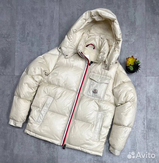 Курта на пуху moncler стильная зима (топ 2024)