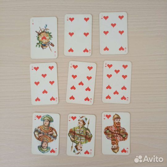 Сувенирные игральные карты СССР, мини формат