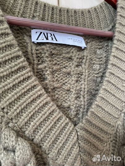 Жилет вязаный Zara