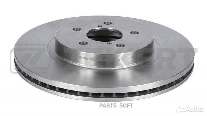 Диск торм. перед. Subaru XV (GT) 17- zekkert BS6421