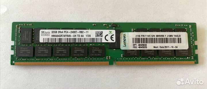 Серверная Много Разной DDR4 32GB Для Xeon Ecc Reg