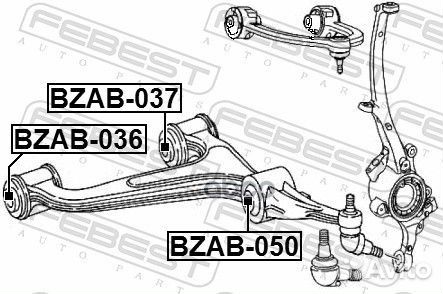 Сайлентблок нижн передн рычага mercedes benz E