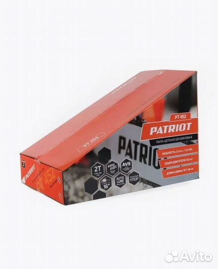 Новая Бензопила Patriot pt452