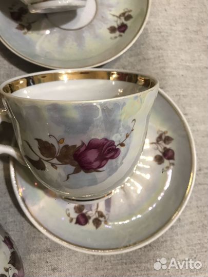 Винтаж: Сервиз чайный на 6 персон Барановка СССР