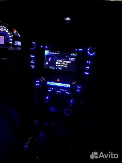 Пересвет подсветки салона и кнопок