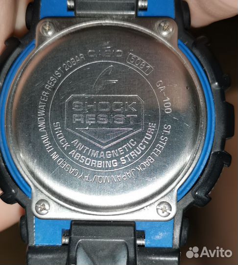 Часы casio g shock ga 100