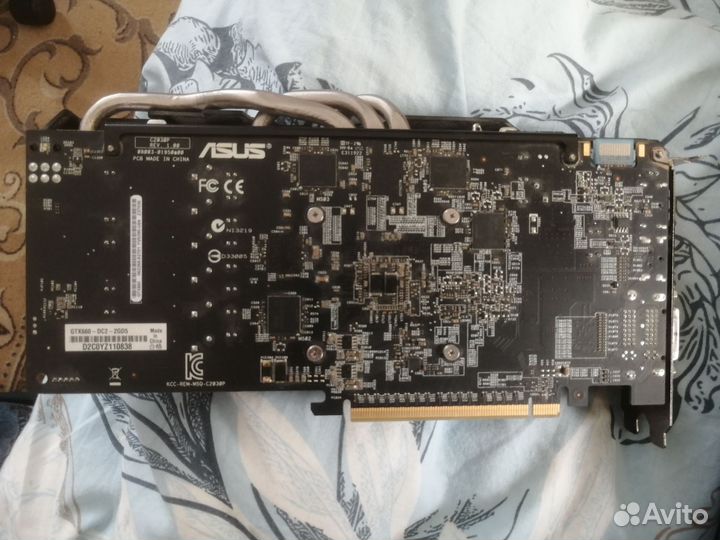 Видеокарта asus GTX660 2GB