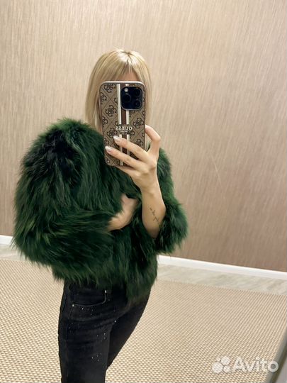 Шуба из чернобурки
