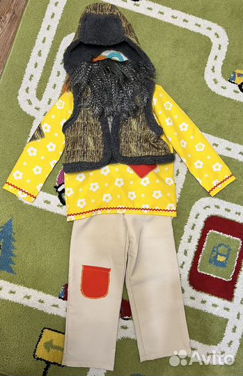 Костюм старика, деда, домового р128-134