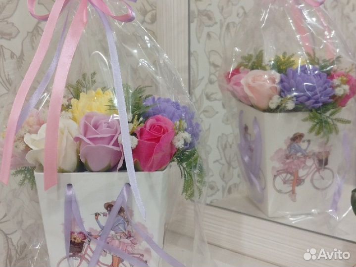 Мыльный букет