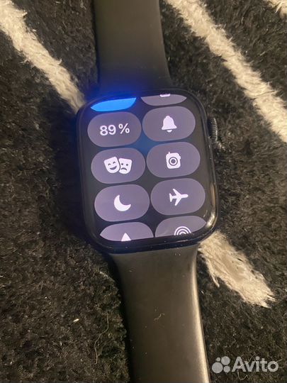 Часы apple watch 7 45 mm черные