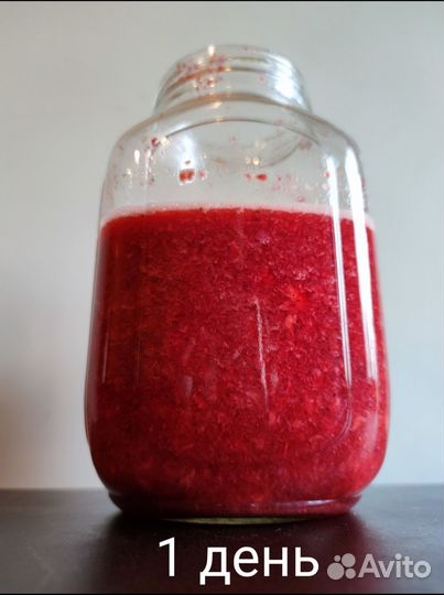 Клубничный натуральный уксус, питьевой. Без сахара