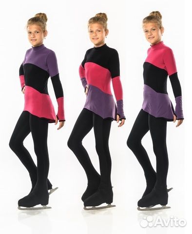 Термокомбинезон для фигурного катания для девочки