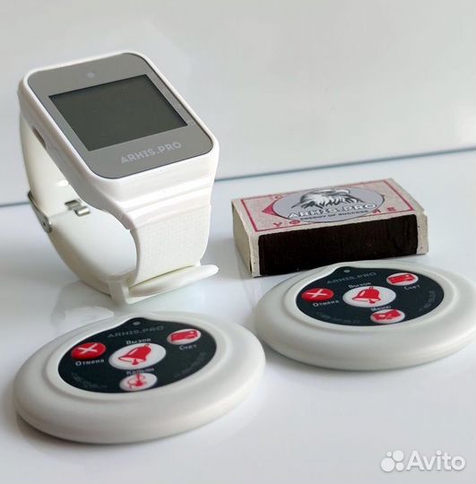 Беспроводная система/кнопка вызова персонала часы