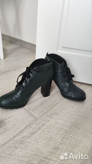 Ботильоны 39-40 натуральная кожа