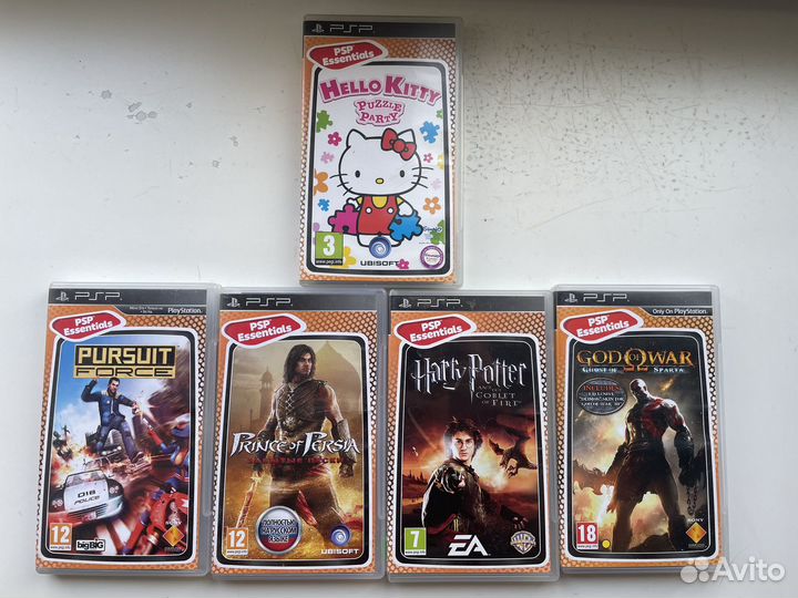 Диски с играми на Sony PSP