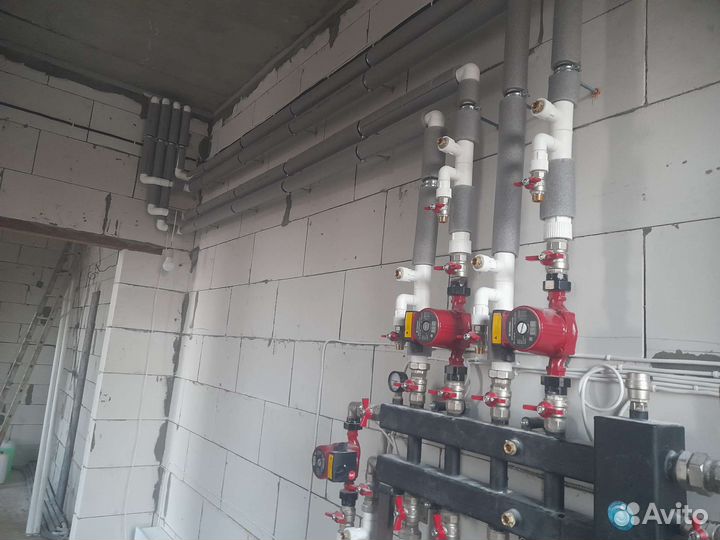 Установка газовых котлов, колонок