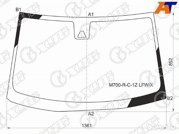 Стекло лобовое daihatsu boon