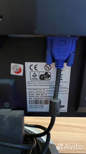 Монитор Samsung VGA 19 дюймов