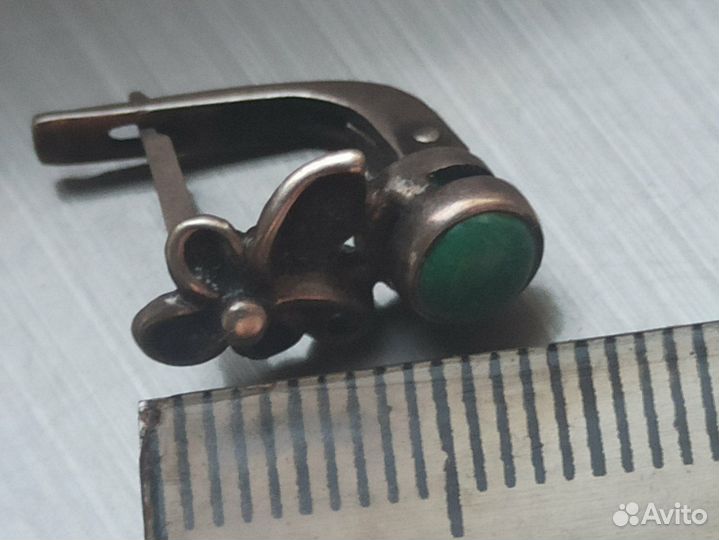 Серебряные серьги 925 СССР