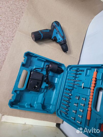 Аккумуляторная дрель шуруповерт makita 12 v новый