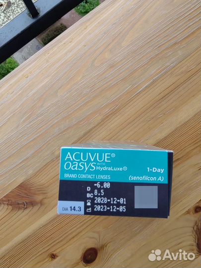 Линзы контактные acuvue oasys однодневные