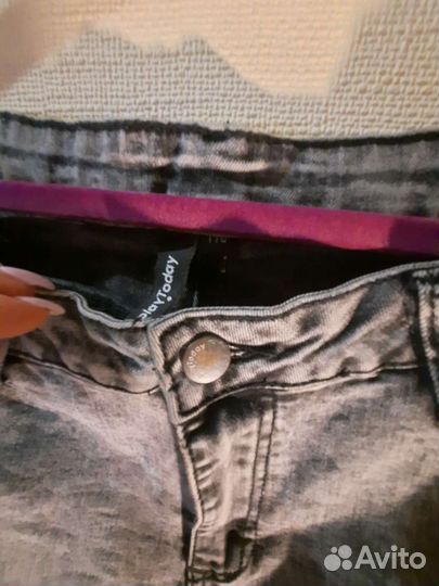 Серые джинсы PlayToday