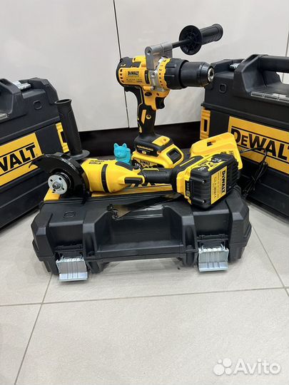 Набор 2в1 DeWalt ушм Болгарка + Шуруповерт